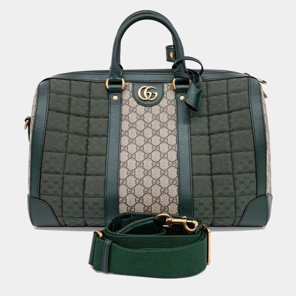 Authentic NEW GUCCI savoy GG men’s travel duffle bag with strap - Picture 1 of 15